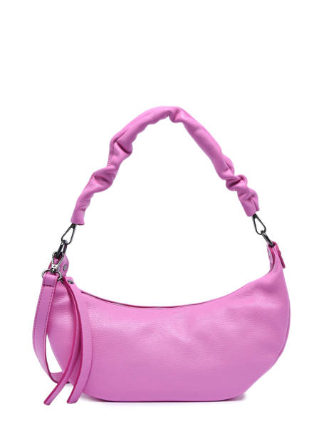 Sac PortÃ© Ã©paule Caviar Cuir Milano Rose caviar CA22118