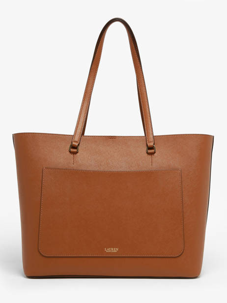 Sac Cabas Karly Cuir Lauren ralph lauren Marron karly 31911655 vue secondaire 4