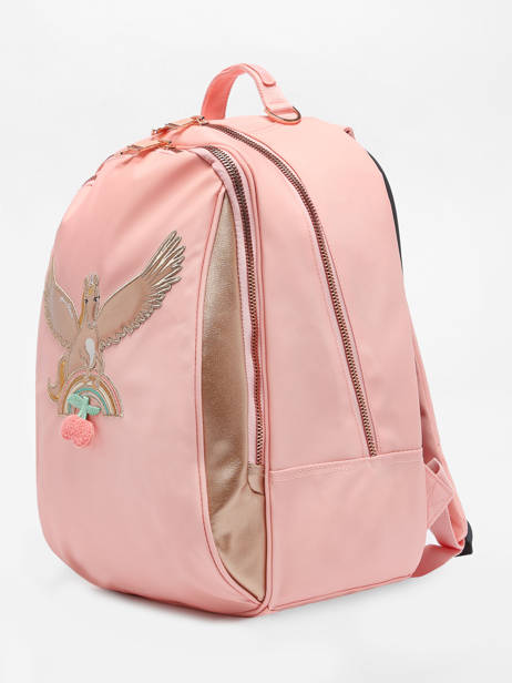 Sac Ã  Dos James 3 Compartiments Jeune premier Rose daydream girls G vue secondaire 2